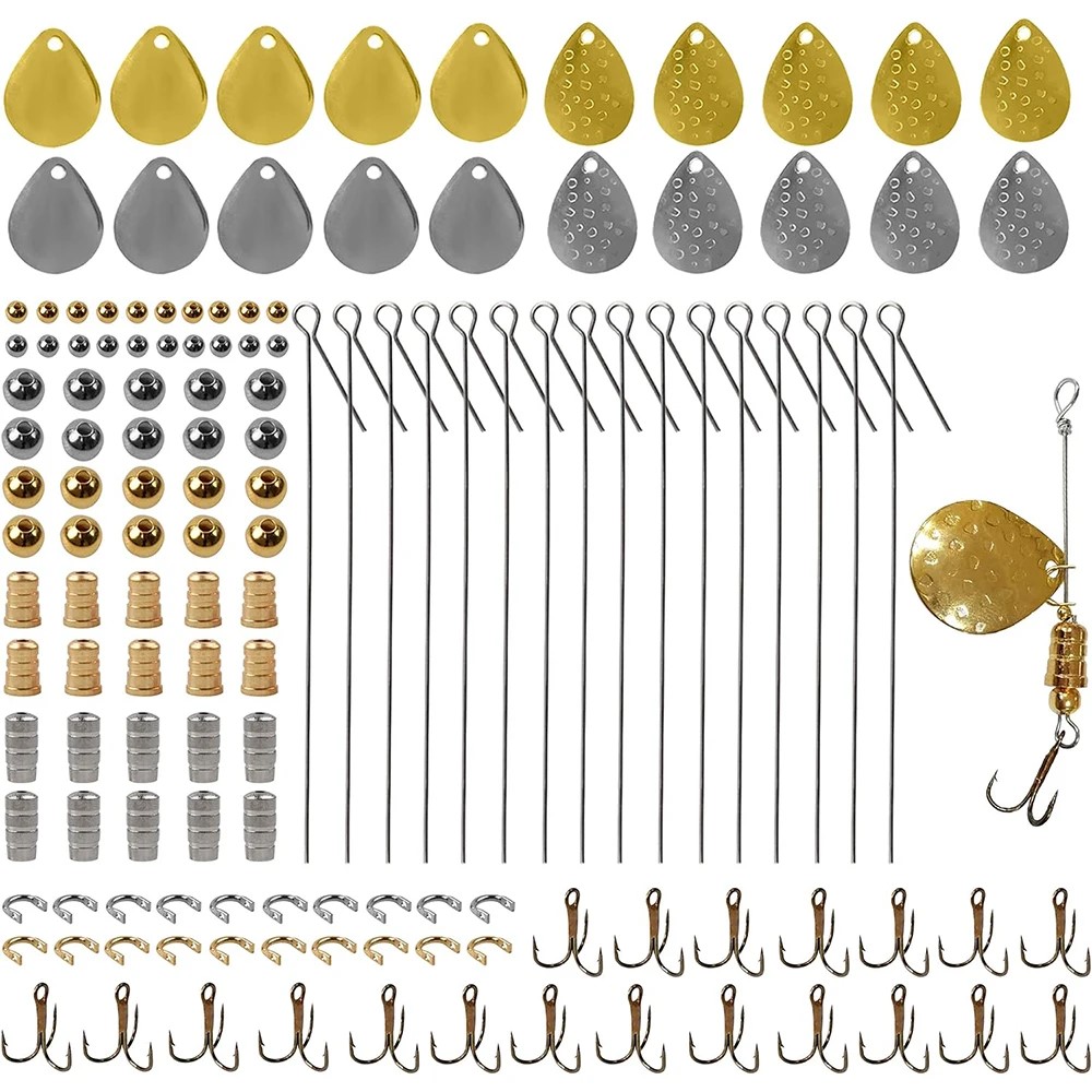 Fishing Lure Spoon - 140Pcs Fishing Lures Making Kit Fishing