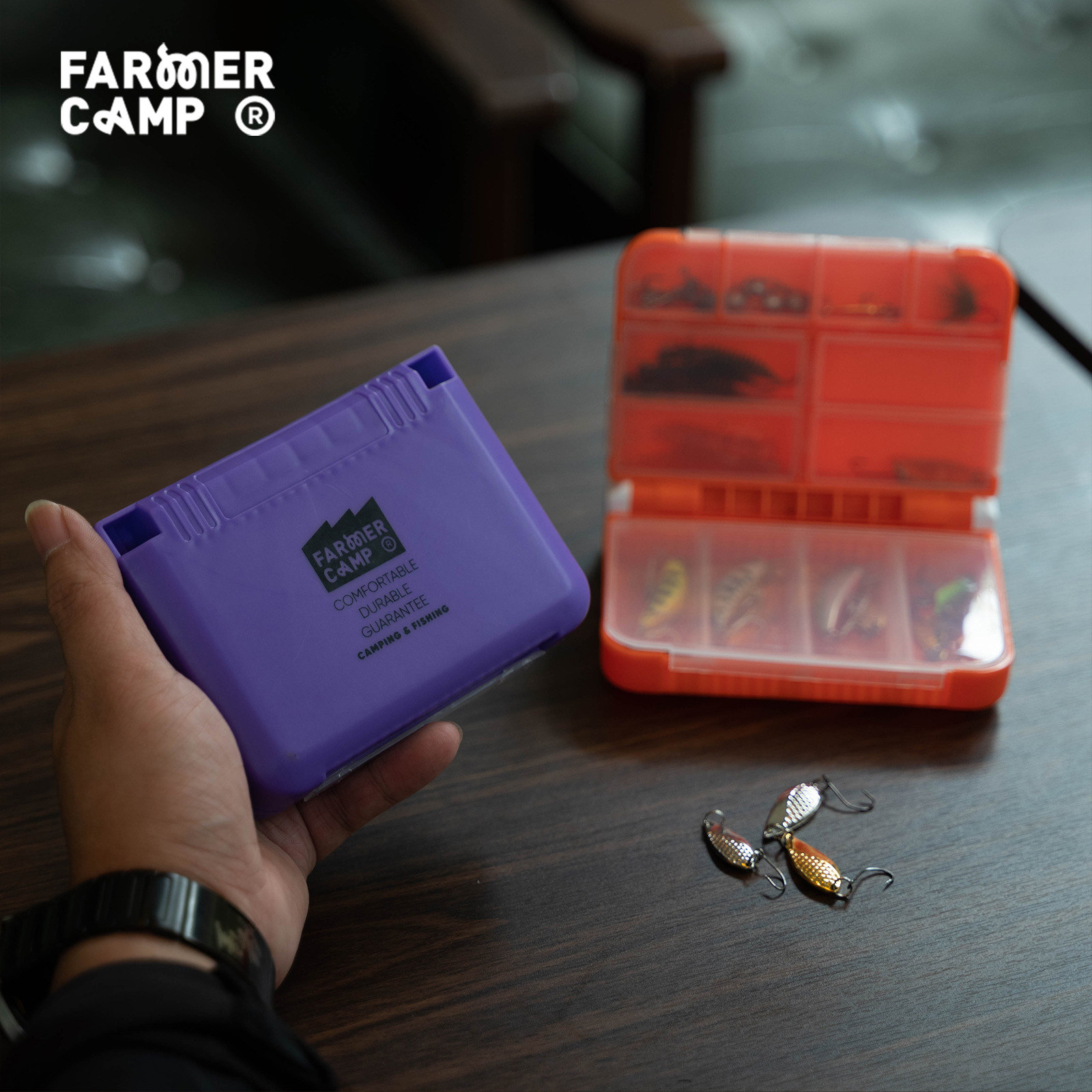Portable Double Layer Fishing  - Fishing Lure Spoon recension och pris