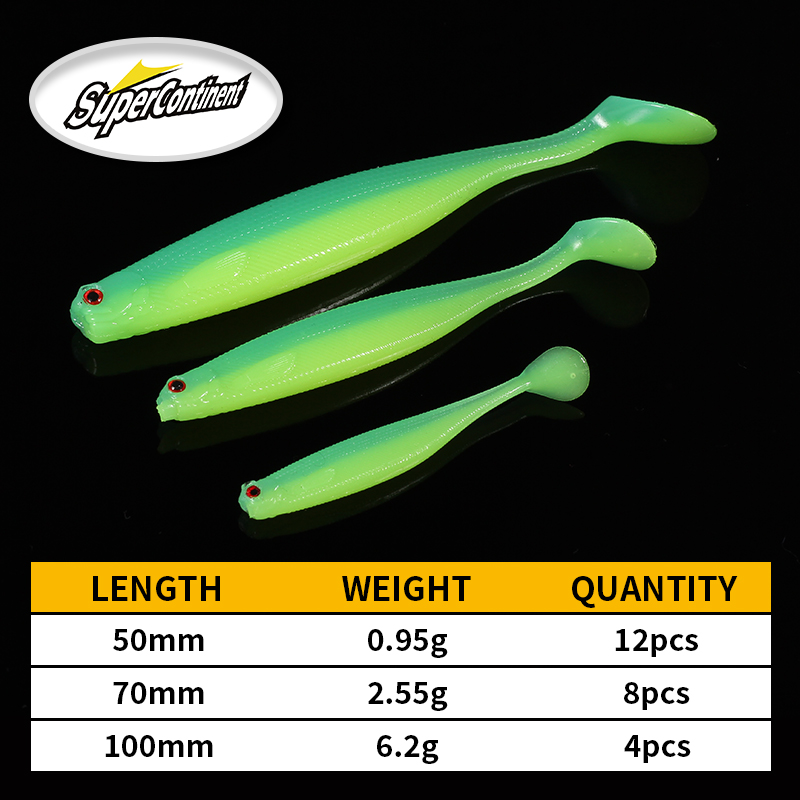 2022 Supercontinent ShadTeez 5 - Fishing Lure Soft Plastic recension och pris