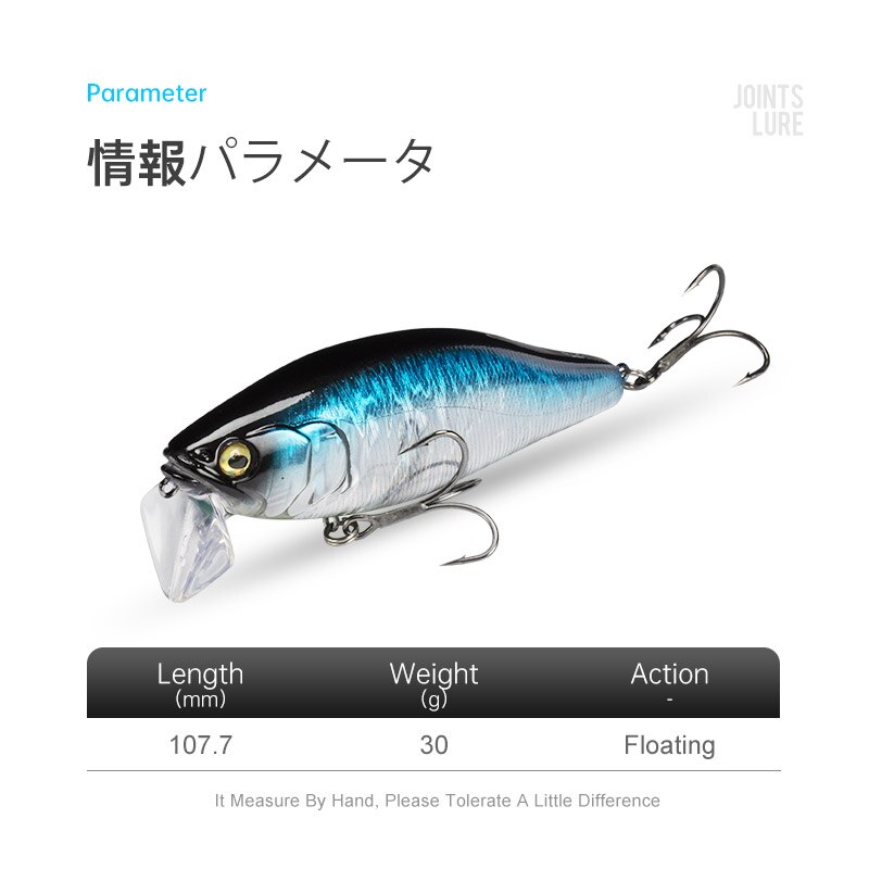 I-JACK Minnow Fishing Lures 10 - Fishing Lure Spinnerbait recension och pris