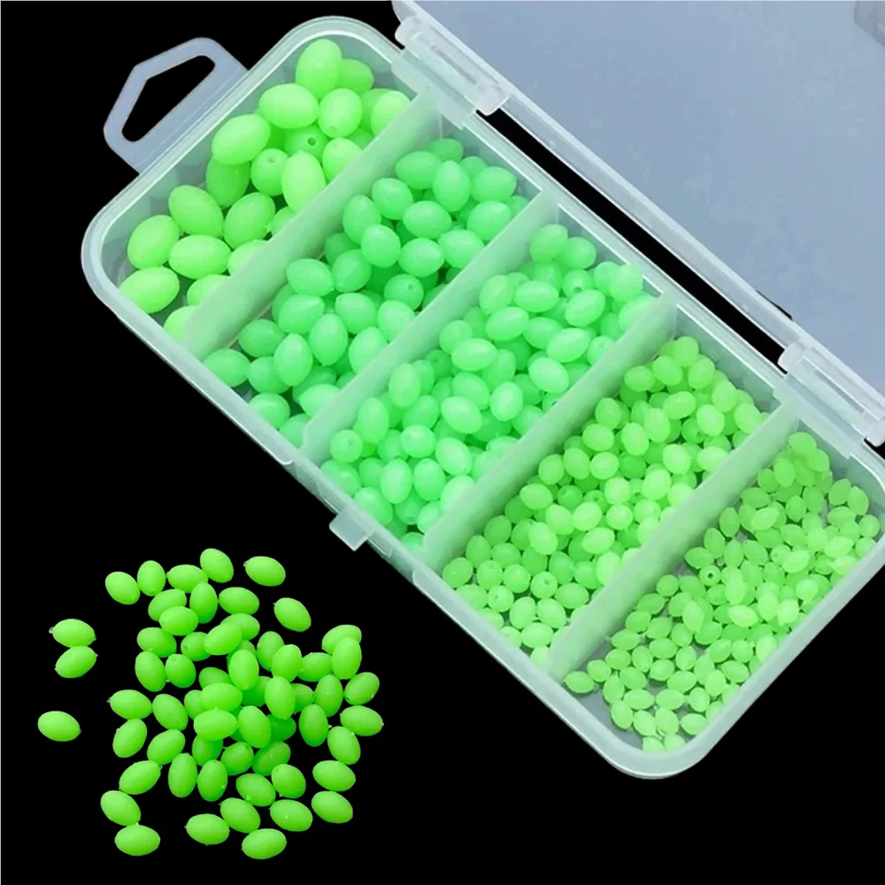 B 375Pcs/Set Night Luminous Fi - Fishing Lure Soft Plastic recension och pris