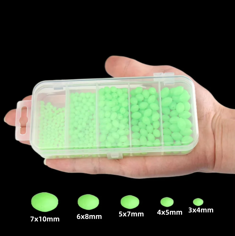 375Pcs/Set Night Luminous Fish - Fishing Lure Soft Plastic recension och pris