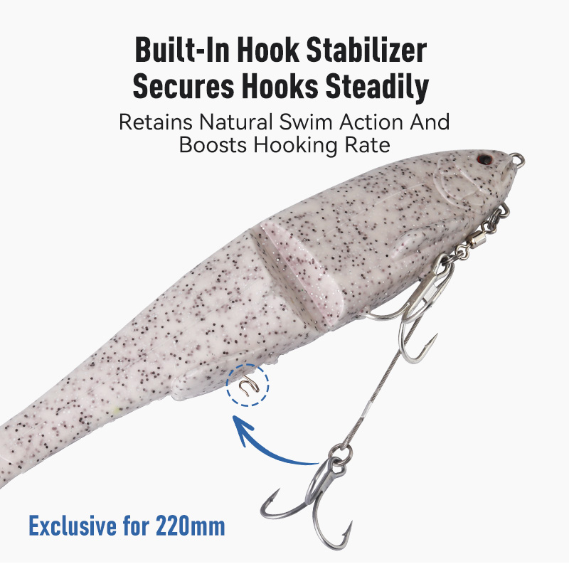 1pc Soft Jointed Swimbait Sink - Fishing Lure Popper recension och pris