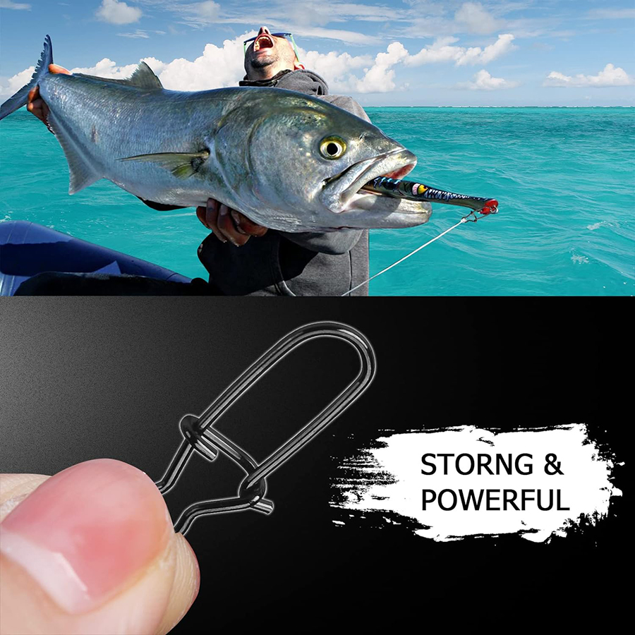 50Pcs Crankbait Snaps Stainles - Fishing Lure Making Kit recension och pris