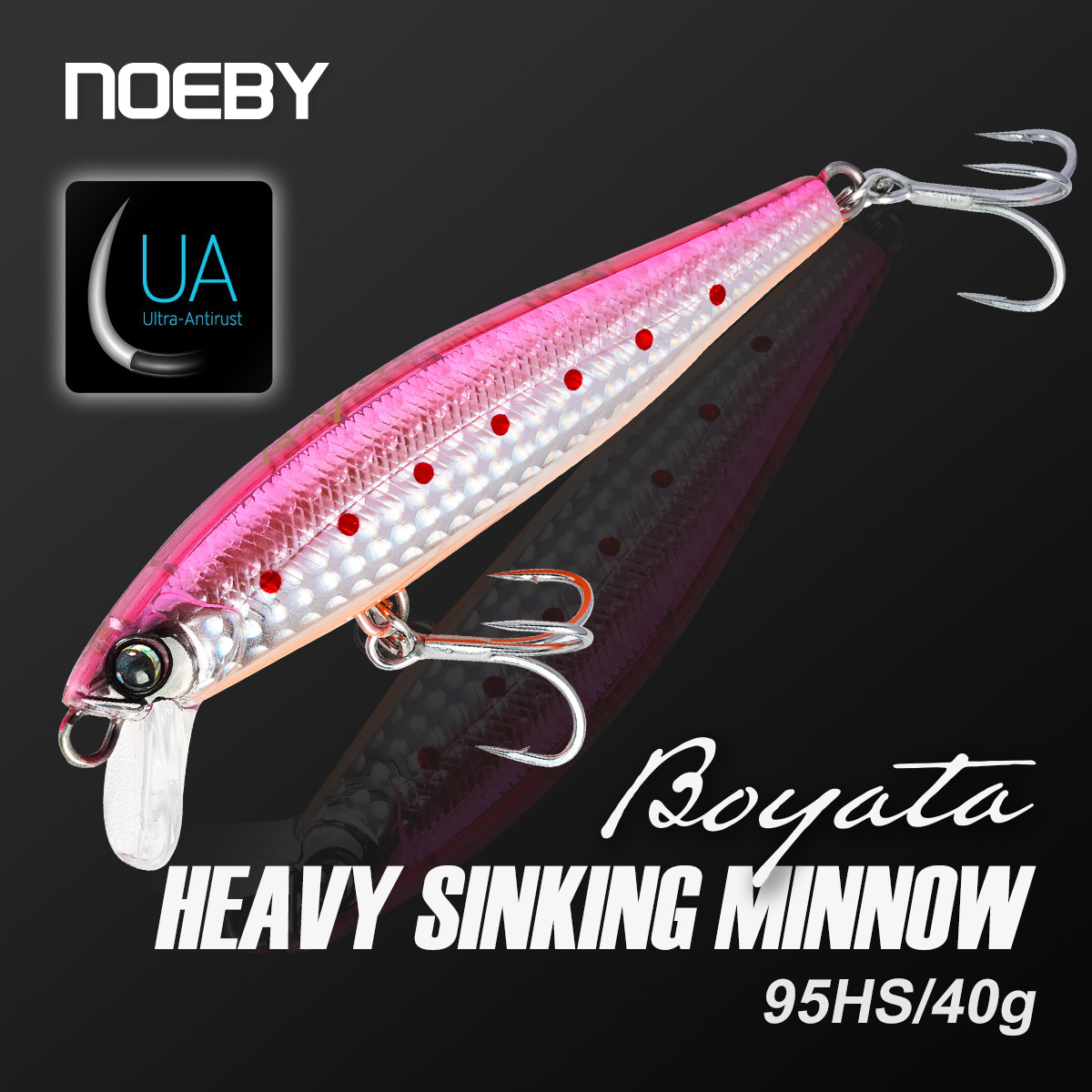 NOEBY 95mm 40g Heavy Sinking M - Fishing Lure Buzzbait recension och pris