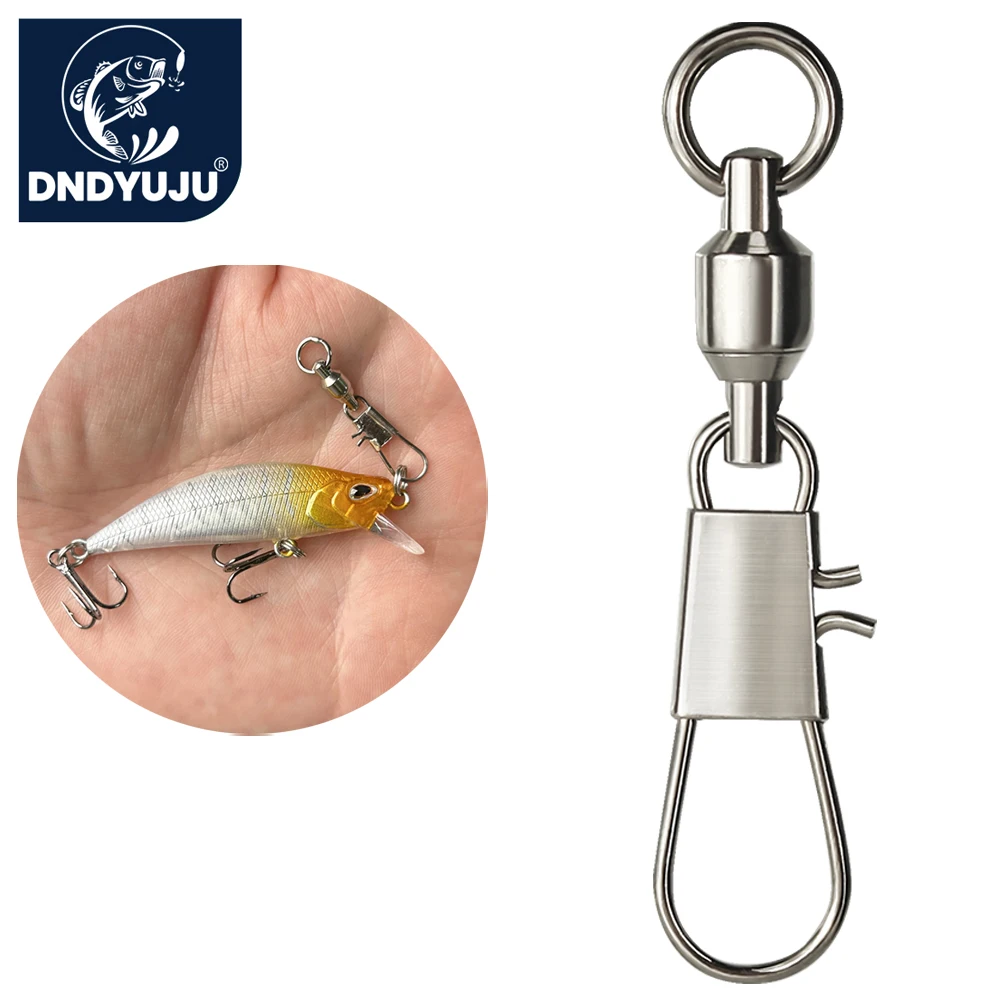 DNDYUJU 50pcs Fishing Swivels  - Fishing Lure Accessories recension och pris