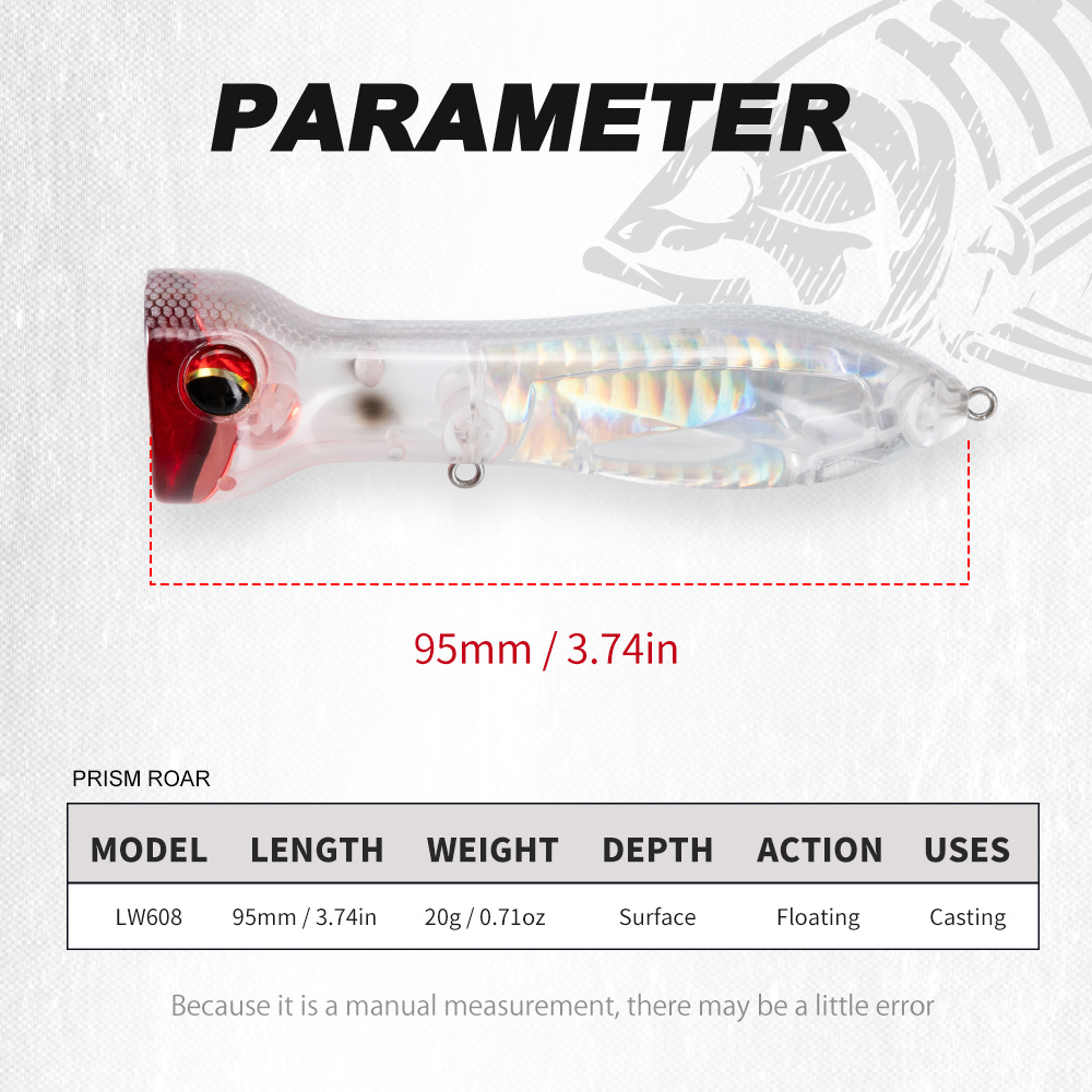 Hunthouse Topwater Floating Po - Fishing Lure Popper recension och pris