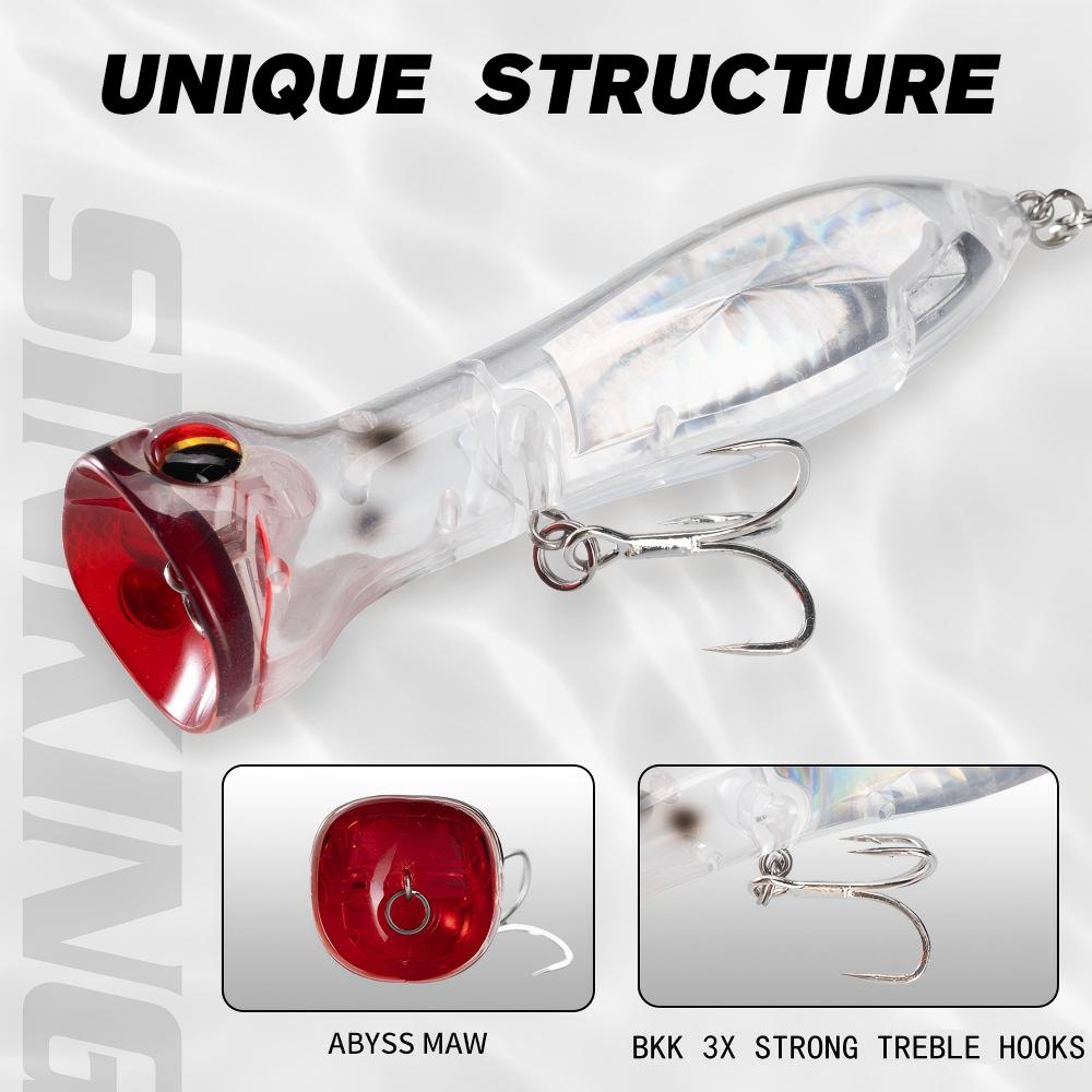 Hunthouse Topwater Floating Po - Fishing Lure Popper recension och pris