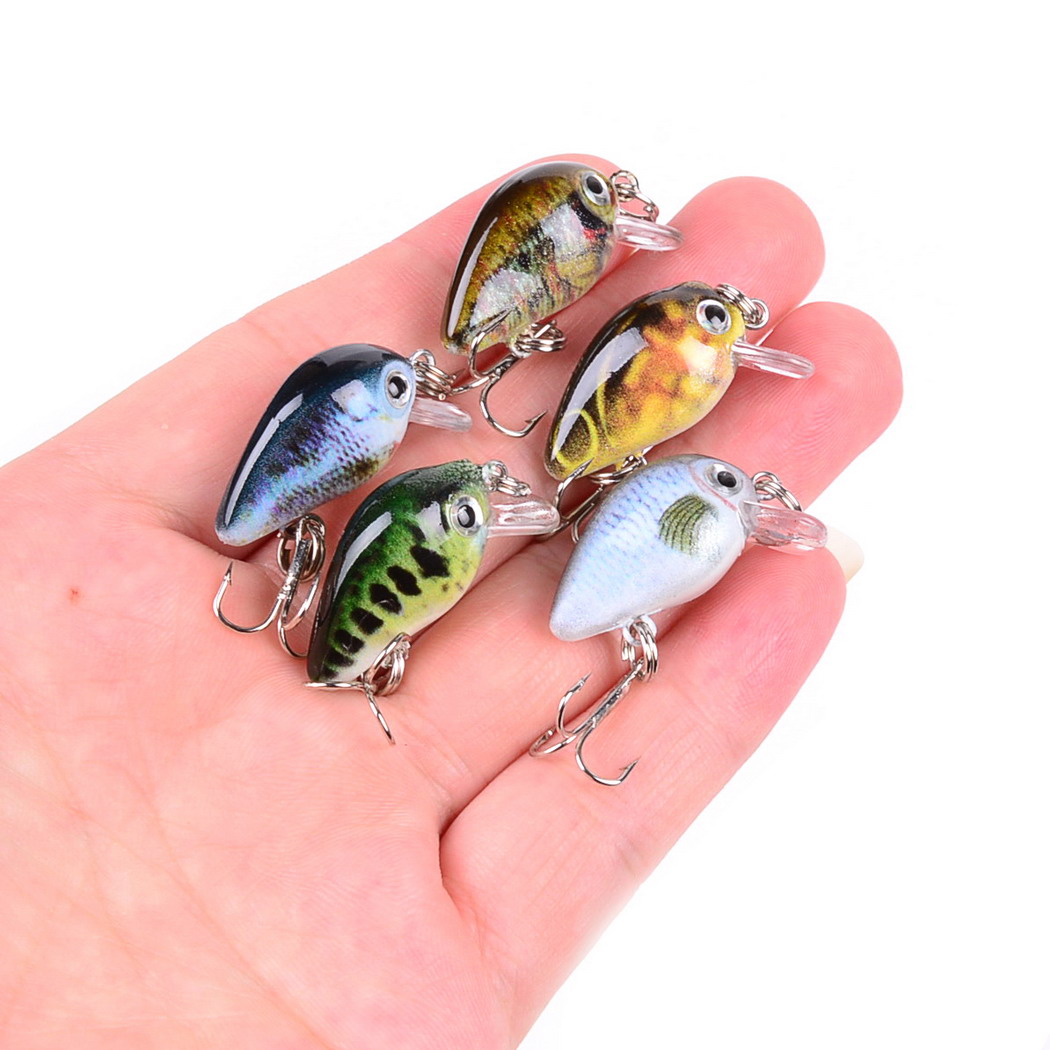 30mm 2g Crazy wobbler Mini Top - Fishing Lure Topwater recension och pris