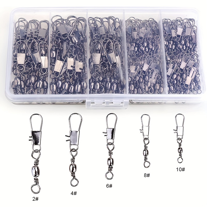 50/200pcs Barrel Snap Swivel F - Fishing Lure Spinnerbait recension och pris
